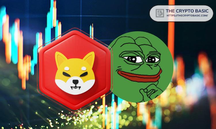 PEPE narrows the gap with Shiba Inu in recent rally, could it become the second largest Memecoin?